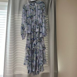 MISA Aditya maxi tiered ruffle dress; like new condition